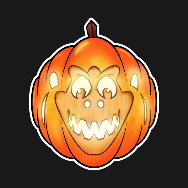 Mr. BaX jack-o-lantern by SilverBaX