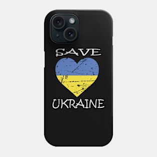 Save heart ukraine Phone Case