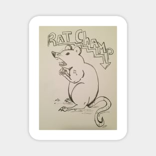 Rat Champ Magnet