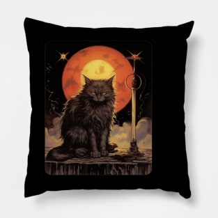 Mystical cat Pillow