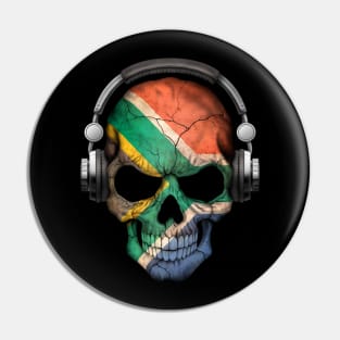 Dark Skull Deejay with South African Flag Pin