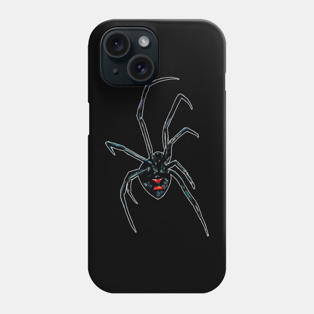 Black Widow Spider Phone Case by Brandy Devoid special edition collecion