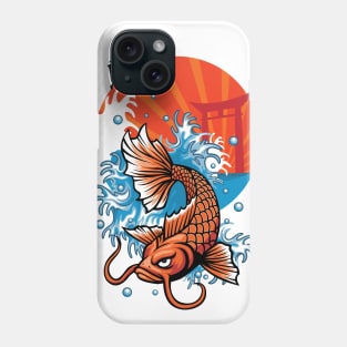 Asian Culture Japanese Koi Fish Japan Carp in the Pond Phone Case