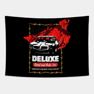 Vintage Muscle Car Dealer Tapestry