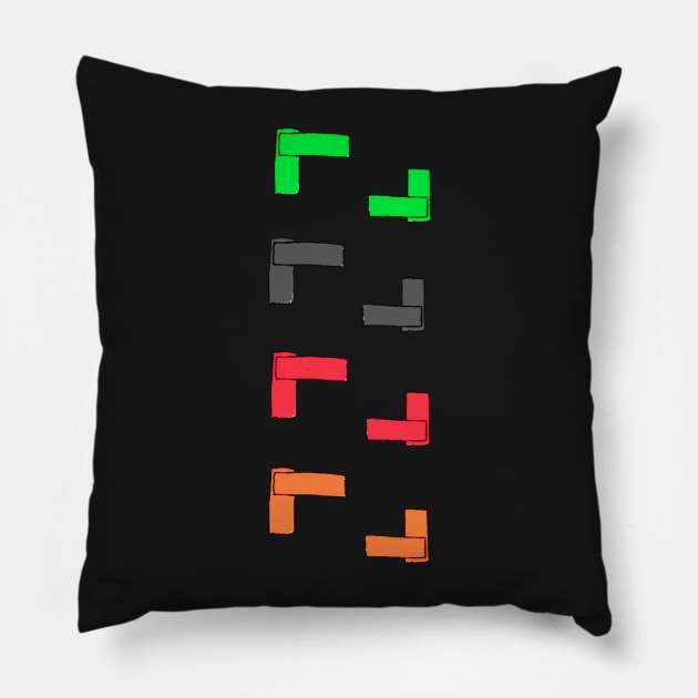 Spike Marks Pillow by notastranger