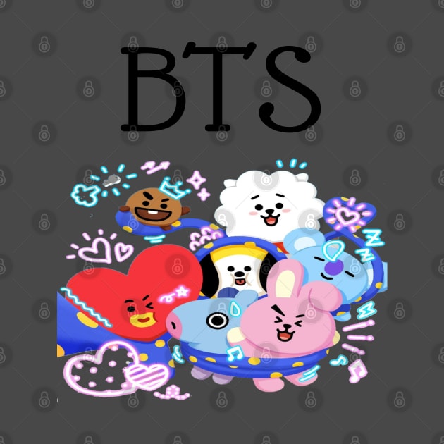 BT21 BTS Characters by ananalsamma