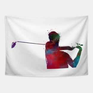 golf player sport art #golf #sport Tapestry