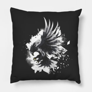 Abstract Stencil Eagle Pillow