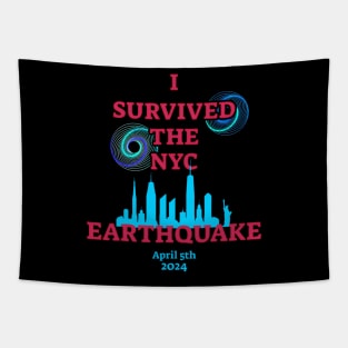 I Survived The NYC Earthquake Tapestry