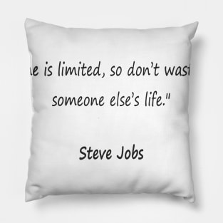 Popular quotes from popular people Pillow