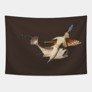 Hieronymus Bosch: Knight Fish Tapestry