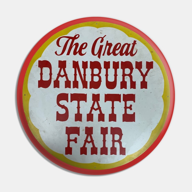 Great Danbury State Fair Emblem Pin by Danbury Museum