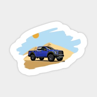 Raptor Desert Print Magnet