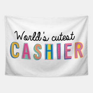 Cashier Gifts | World's cutest Cashier Tapestry