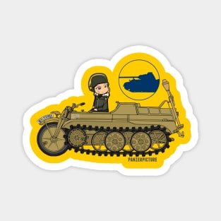 Panzer Picture Ketten T-Shirt Magnet