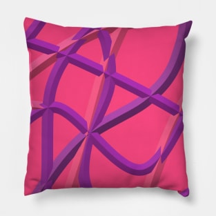 Pink and Purple Twists Pillow