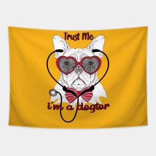 Trust Me I'm A Dogtor Tapestry