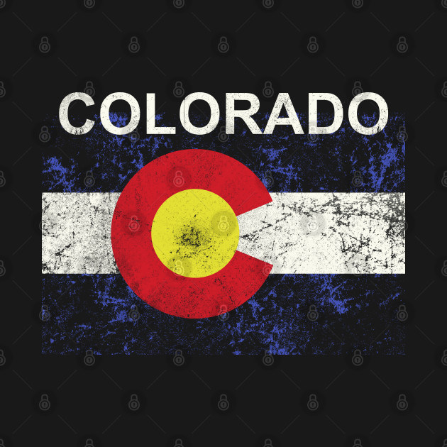 Disover colorado flag vintage - Colorado - T-Shirt