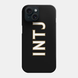 Myers Briggs Typography INTJ Phone Case