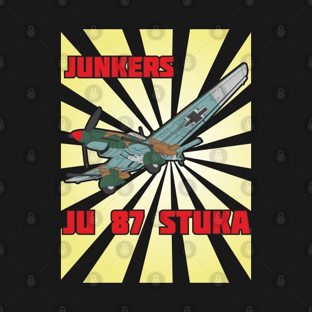 Junkers Ju 87 Stuka by FAawRay