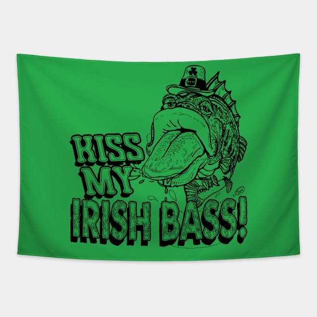 Irish Bass St Patricks Day Tapestry by Mudge