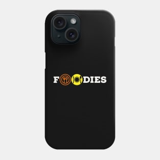 Foodies funny typography design for foodies by dmerchworld Phone Case