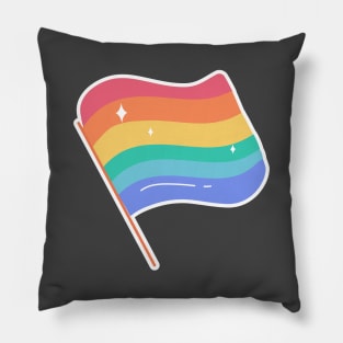 Pride Flag Sticker Pillow