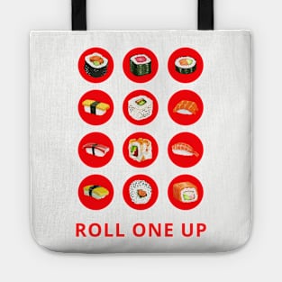 Roll one up sushi Tote