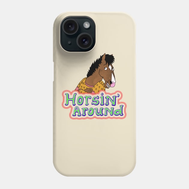 horsin' around Phone Case by k4k7uz