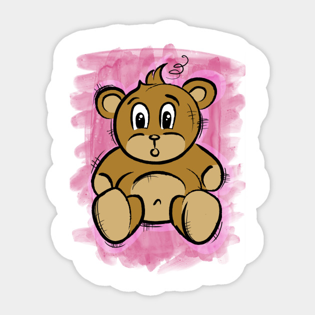 teddy bear teddy bear sticker teepublic