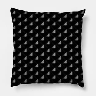 Textured black background pattern Pillow