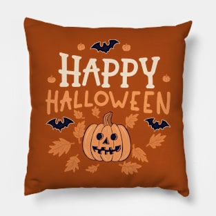 Primitive Happy Halloween Pillow