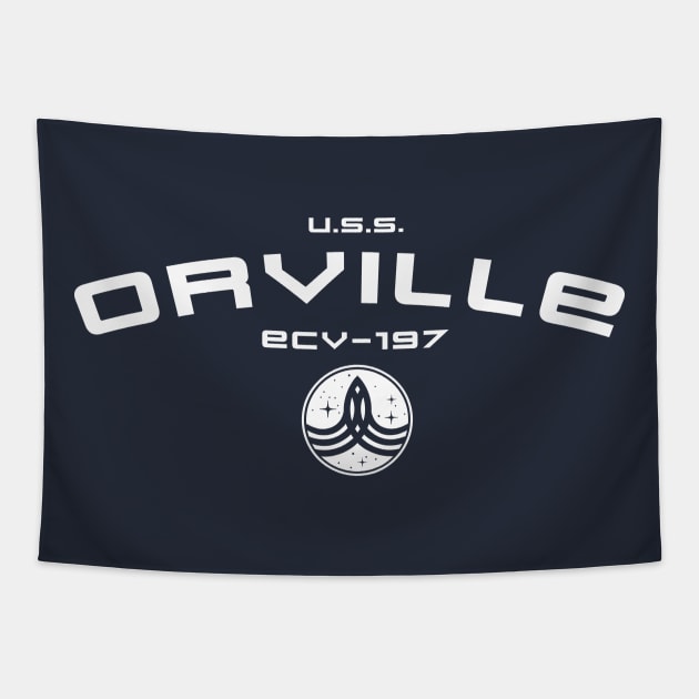 U.S.S. Orville Tapestry by MindsparkCreative