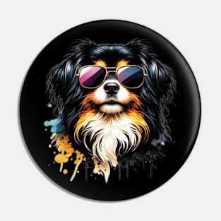 Cool Tibetan Spaniel Pin