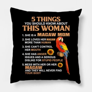 Macaw Pillow