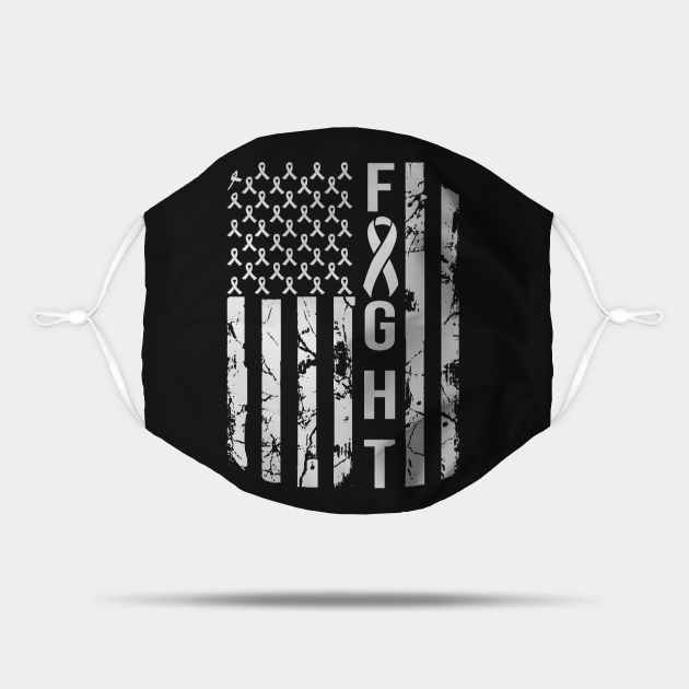 Lung Cancer Awareness American Flag Lung Cancer Awareness American