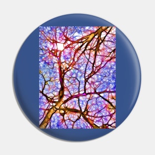 Tree Branches in Colors Pin