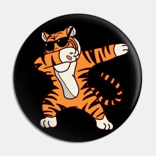 Dabbing Tiger Pin