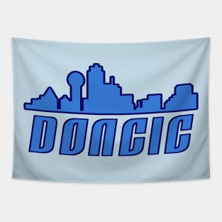 Doncic City, Dallas Basketball Tapestry
