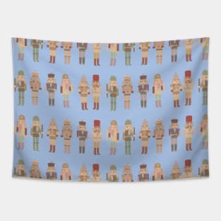 Nutcracker on line, blue Tapestry