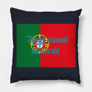 Travel Around the World - Portugal Pillow