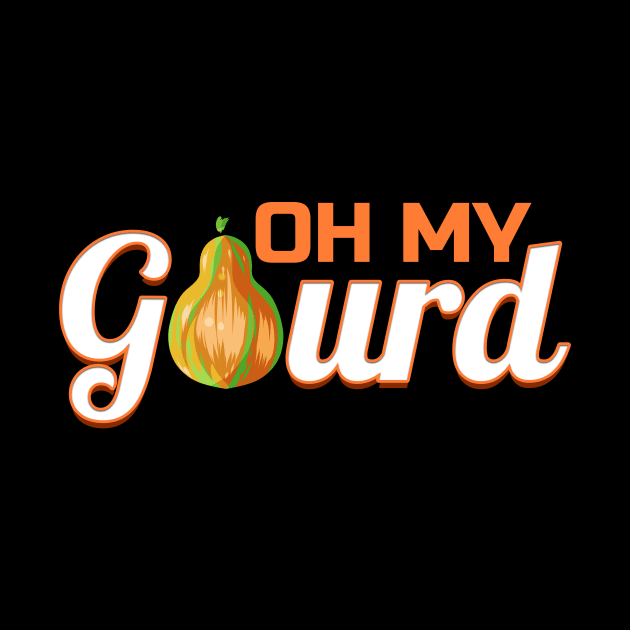 Oh My Gourd Logo For Happy Thanksgiving by SinBle