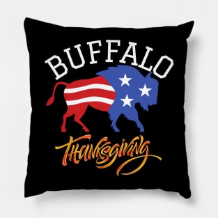 Buffalo Thanksgiving Pillow