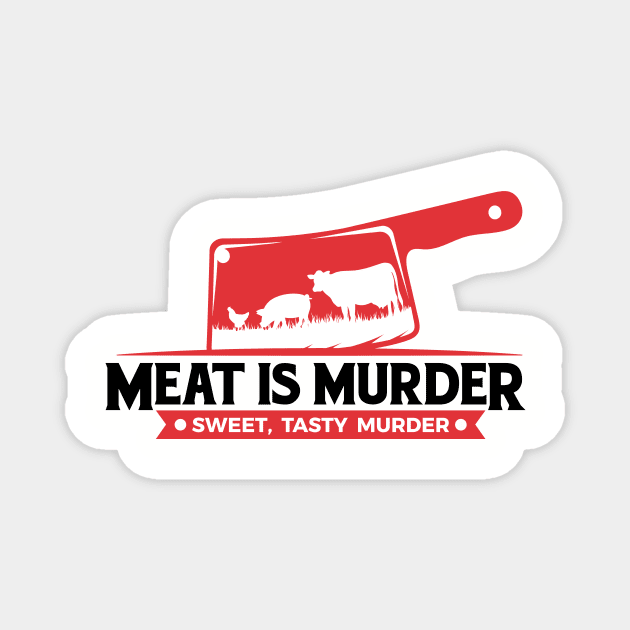 Meat Is Murder Magnet by Vault Emporium