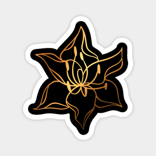 Lily Pattern Magnet