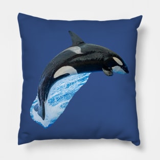 Jumping Orca Pillow