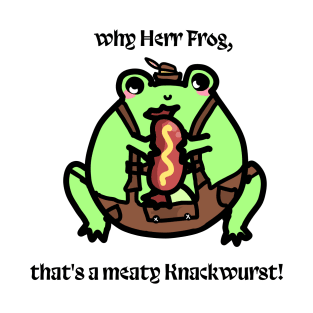 Saucy Frogs Around Europe ; Herr Frog T-Shirt