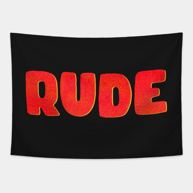 How rude?! Tapestry by Surplusweird