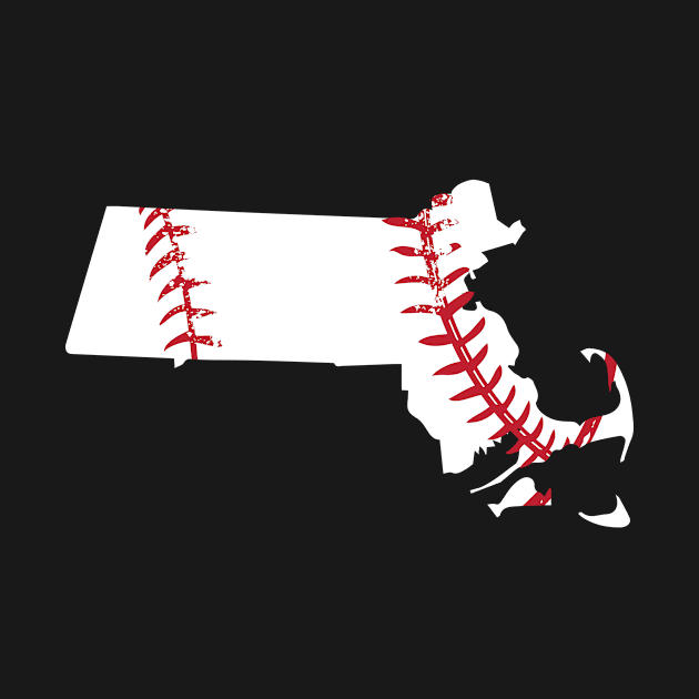 Boston Baseball - Massachusetts - Cool Baseball Shirt by BKFMerch