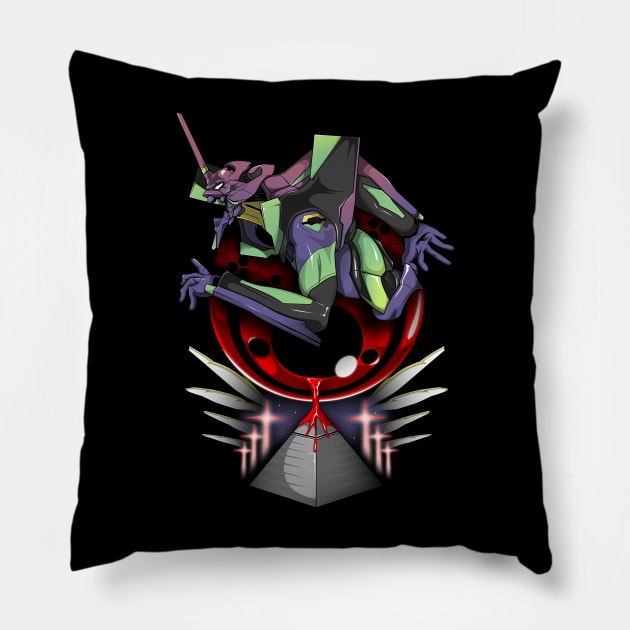 Eva Awakening Pillow by BCArtDesign